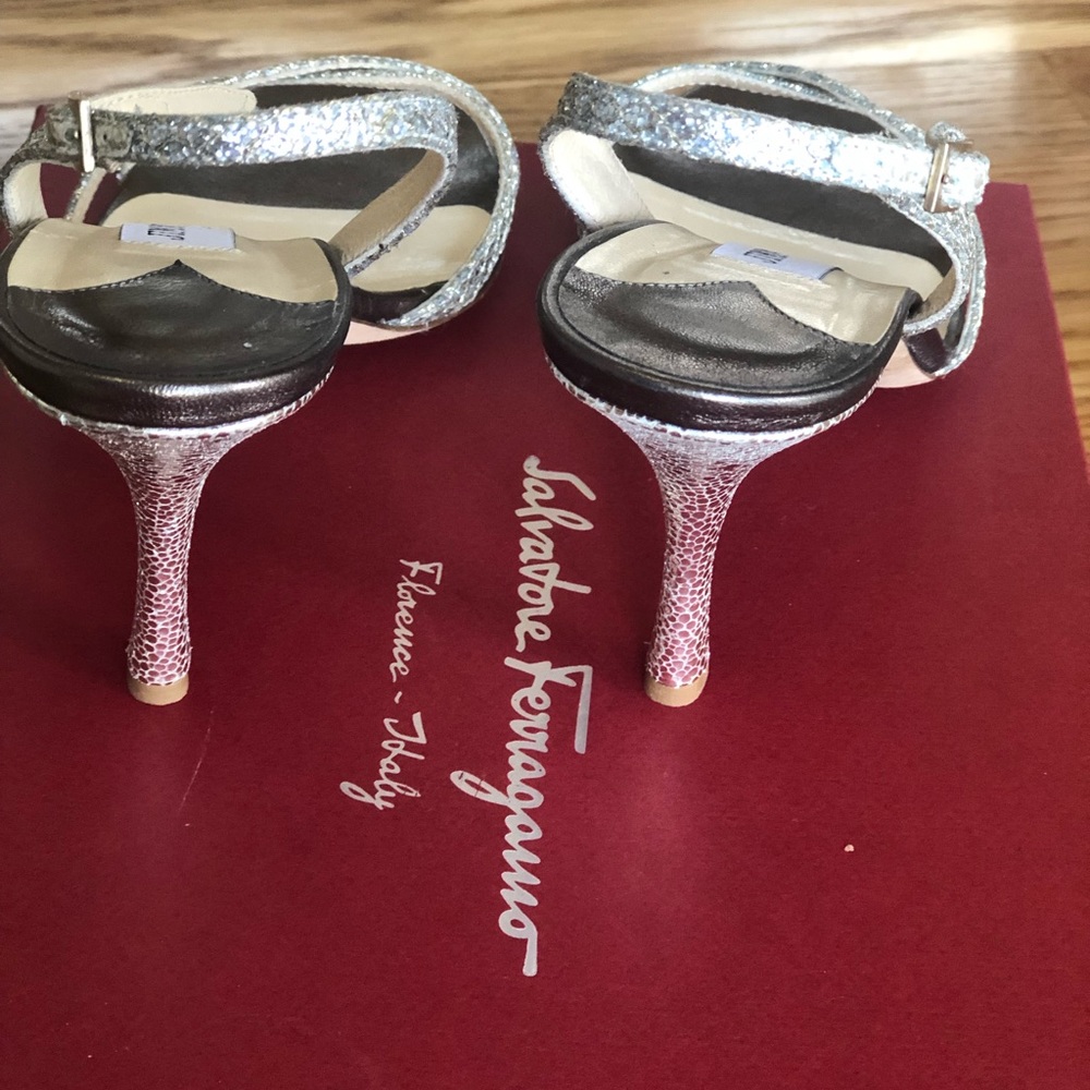 Jimmy Choo Sandals Glitter Shoes - Picture 7 of 11